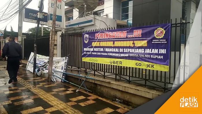 Pemkot Depok Larang Ojek Online Mangkal di Bahu Jalan