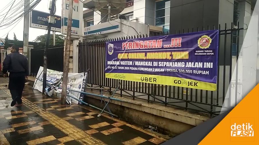 Pemkot Depok Larang Ojek Online Mangkal di Bahu Jalan