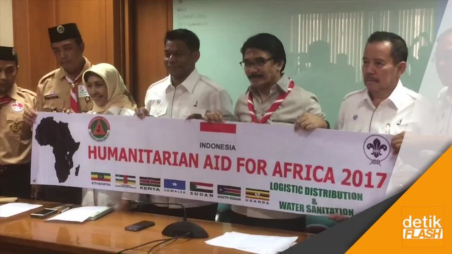 Kwarnas Pramuka Kirim Bantuan ke Afrika