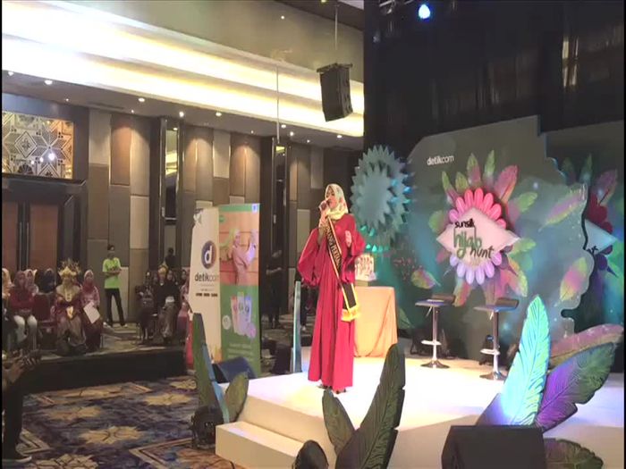 Denta Haritsa Ikut Memeriahkan Acara Audisi Sunsilk Hijab Hunt 2017 Palembang