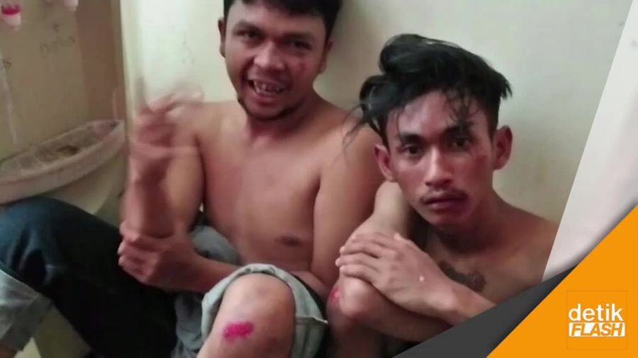 Dua Jambret Diamuk Warga di Matraman