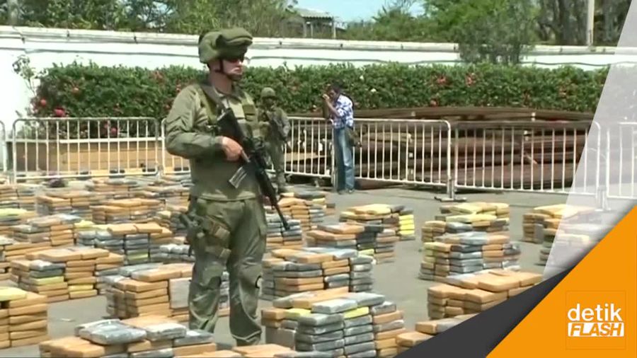 Polisi Kolombia Sita 6 Ton Kokain