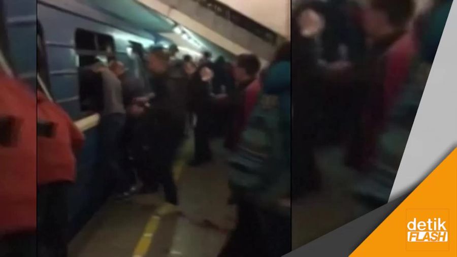 Video Amatir Suasana Stasiun St Petersburg Pasca-Ledakan
