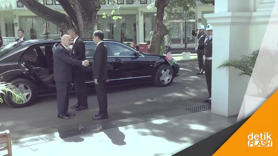 Jokowi Sambut Kedatangan Presiden Ashraf Ghani