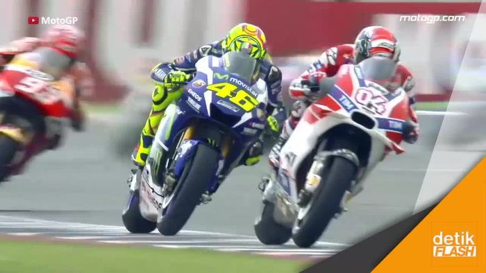 Momen Spesial Rossi di GP Argentina