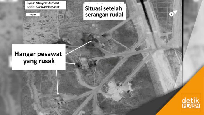 Ini Kerusakan karena Serangan 59 Rudal AS