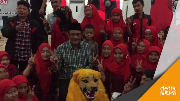 Djarot Kelimpahan Dukungan dari Warga Subang