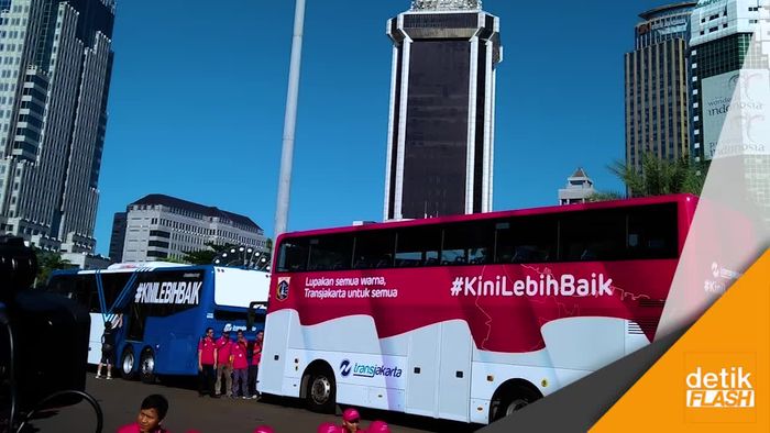Transjakarta Luncurkan Bus Maxi Berkapasitas 100 Penumpang