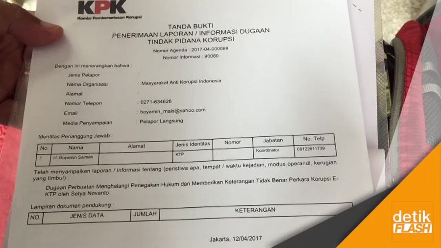 Setya Novanto Dilaporkan Halangi Penyelidikan e-KTP
