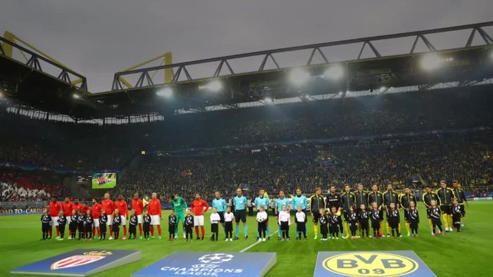 Half Time, Dortmund 0-2 AS Monaco