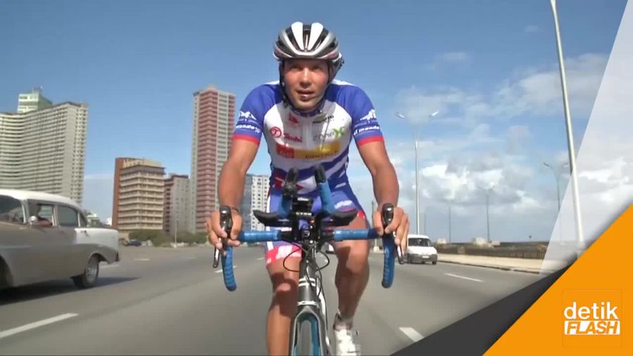 Gowes Non-stop Keliling Kuba Kejar Rekor Dunia!