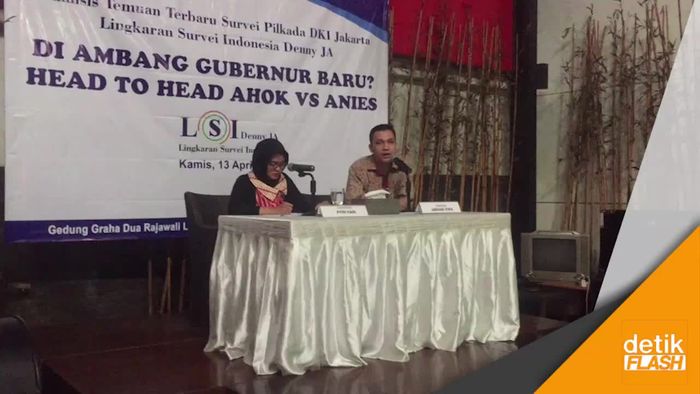 Warga Masih Puas Kinerja Ahok, Anies Unggul di Pemilih Menengah Atas