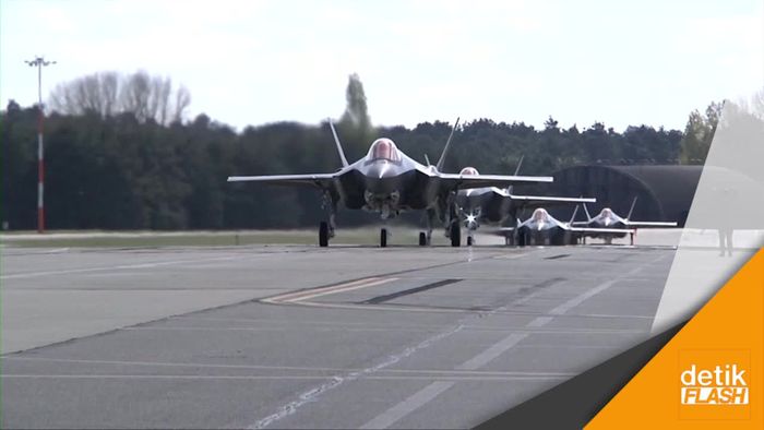 Jet Tempur F-35A Milik AS Tiba di Eropa