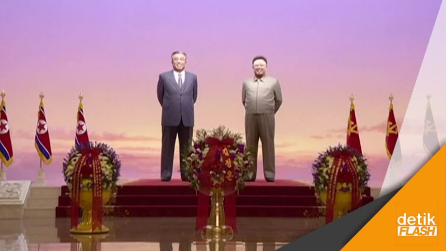 Kim Jong-un Nyekar ke Makam Kakeknya