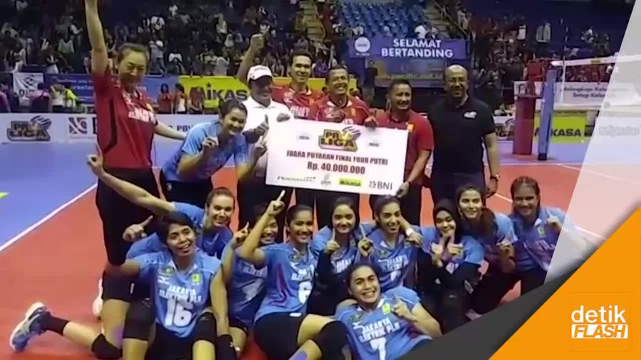 Jakarta Elektrik PLN Juarai Final Four Proliga 2017