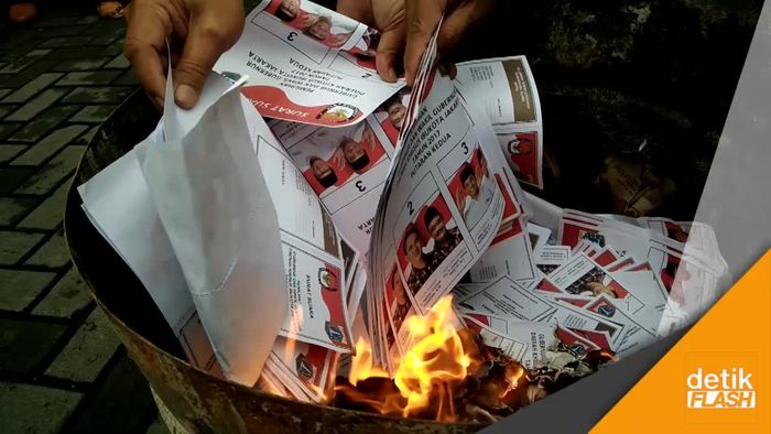 KPU DKI Musnahkan 6.943 Surat Suara Rusak dan Berlebih