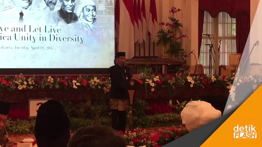 Jokowi: Rakyat Jangan Mudah Tergoda Isu SARA