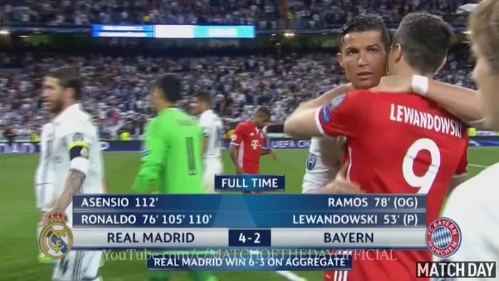 Hattrick Ronaldo Bawa Madrid ke Semifinal Liga Champions