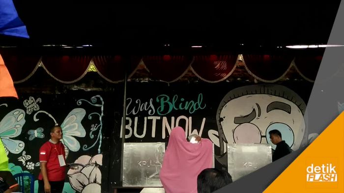 TPS Habib Rizieq Pindah ke Parkiran Gereja
