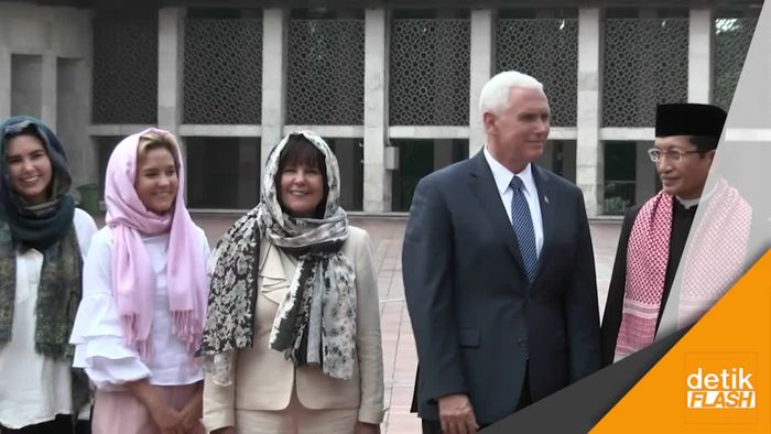 Wapres AS Mike Pence Singgah di Istiqlal