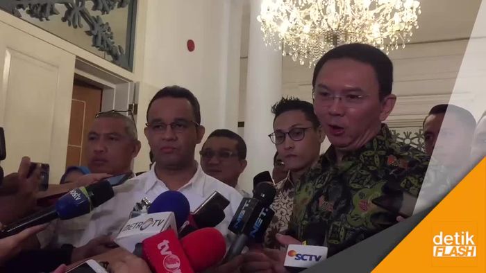 Ahok-Anies Bahas Anggaran Perubahan, Agar Jangan Deadlock di DPRD 