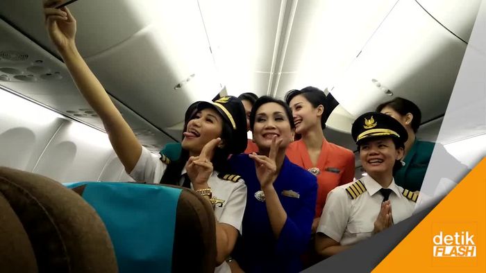 Kartini Milenial Unjuk Gigi dalam Penerbangan