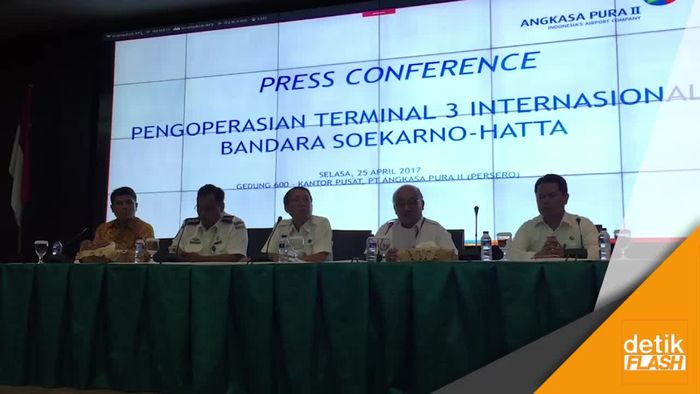 Perdana, 1 Mei 2017 Garuda Internasional Terbang dari Terminal 3