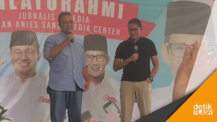 Anies-Sandi Cerita Serunya Kampanye Diliput Awak Media