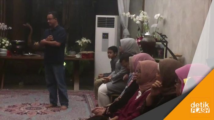 Hangatnya Kebersamaan Keluarga Anies-Sandi
