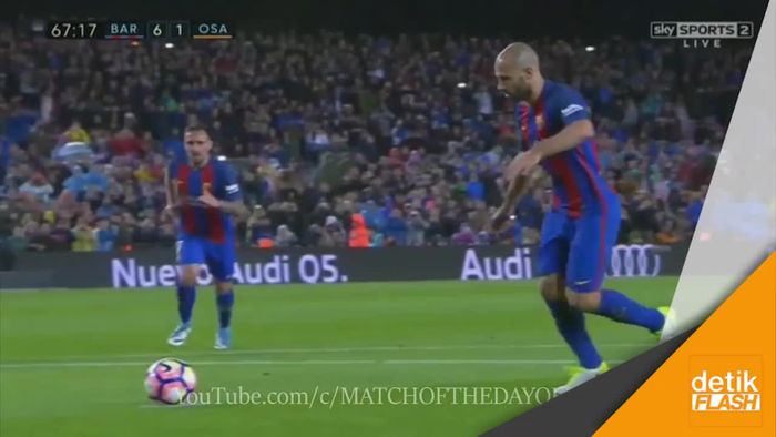 Setelah 7 Tahun, Akhirnya Mascherano Cetak Gol Lagi 