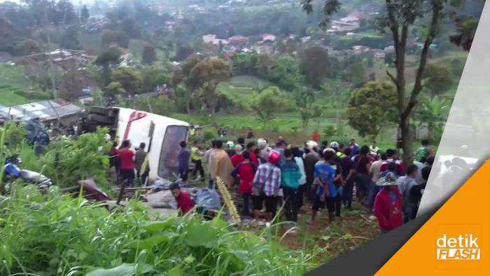 Bus Wisata Remblong Lagi, Kecelakan Maut Terjadi Lagi di Puncak