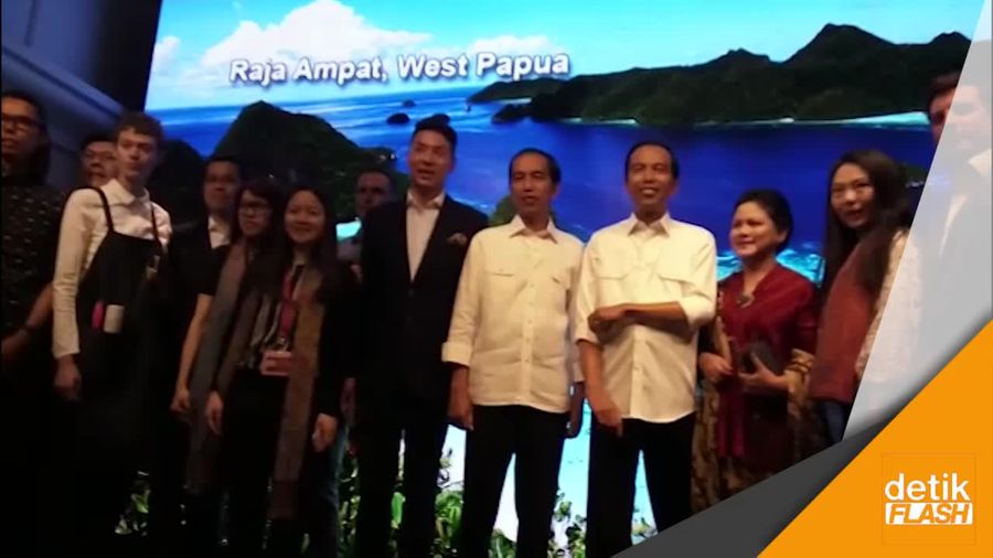 Jokowi Bertemu Patung Lilinnya di Madame Tussauds Hong Kong