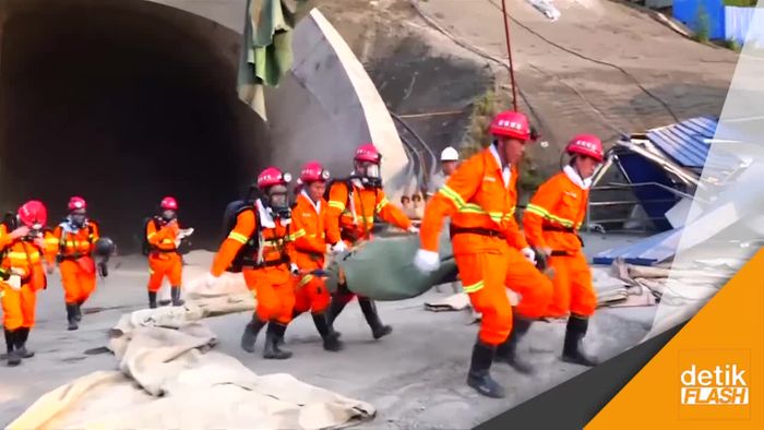 Ledakan di Terowongan China, 12 Pekerja Tewas