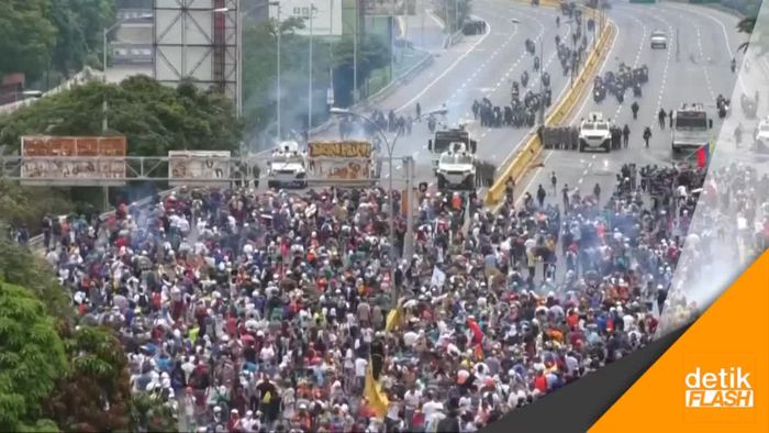 Mengerikan.. Kerusuhan Terjadi di Venezuela