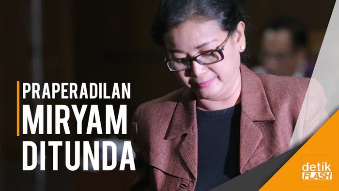 KPK Mangkir, Praperadilan Miryam Ditunda