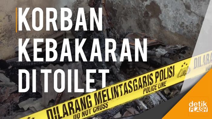 Terjebak Api di Toilet