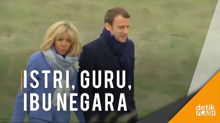 Brigitte Trogneux, dari Guru Jadi Ibu Negara Prancis