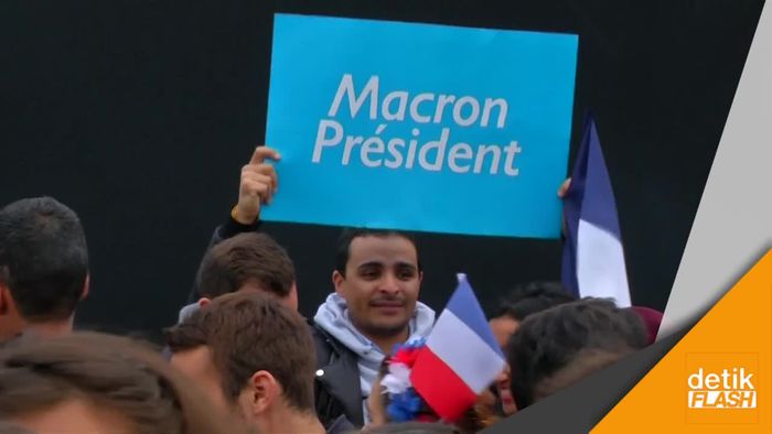 Macron Terpilih Sebagai Presiden Baru Prancis 