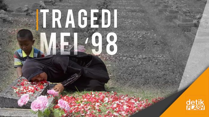 Djarot dan Habibie Nyekar ke Makam Massal Korban Kerusuhan Mei 1998