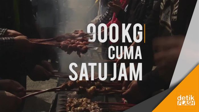 Rekor Dunia Makan Sate Domba 900 Kg