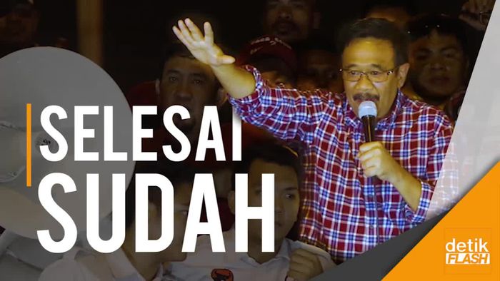 Djarot Datang, Massa Pendukung Ahok Bubar