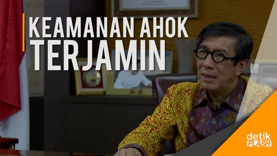 Menteri Yasonna Jamin Keamanan Ahok di Rutan Cipinang