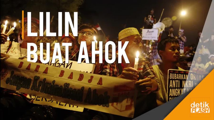 Aksi Nyalakan Lilin Buat Ahok