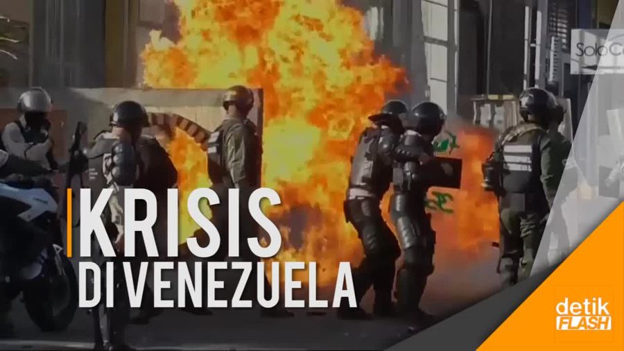 Pendemo Bentrok Lagi dengan Aparat di Venezuela