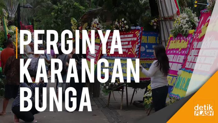 Ahok Tak Ada, Karangan Bunga di Balai Kota Pergi