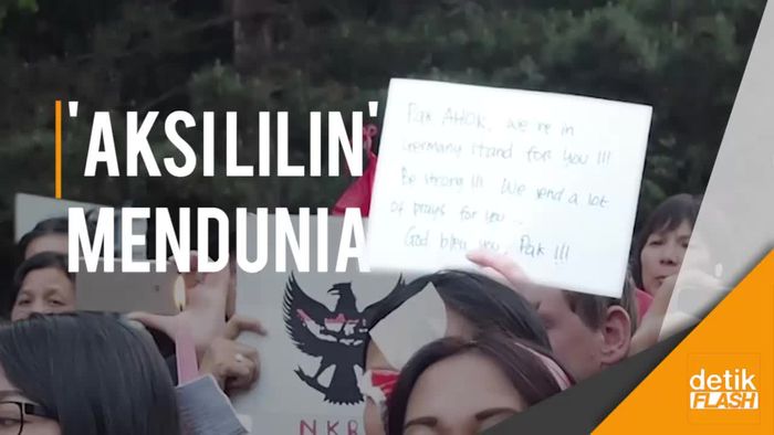 Aksi Lilin untuk Ahok Sampai ke Negeri Jerman
