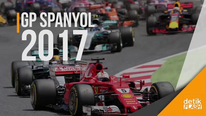 Duel Sengit Hamilton-Vettel di GP Spanyol 2017