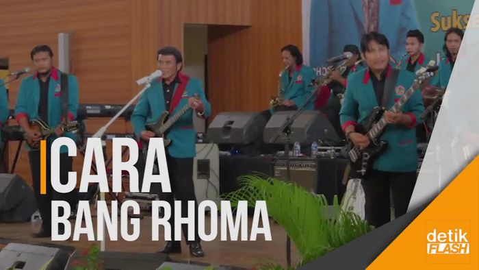Rhoma Irama Sampaikan Visi Misi Partai Lewat Lagu