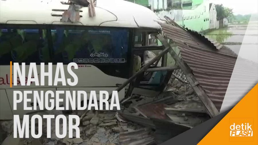 Pasutri Tewas Ditabrak Bus di Pasuruan