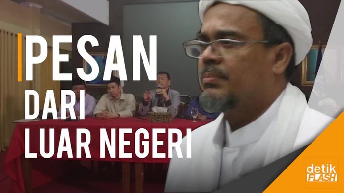 Dari Luar Negeri, Habib Rizieq Titip Pesan Khusus